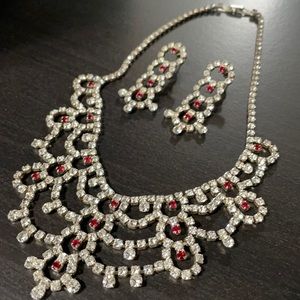 Necklace and earrings
